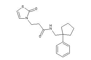 3-(2-keto-4-thiazolin-3-yl)-N-[(1-phenylcyclopentyl)methyl]propionamide