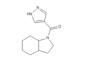 2,3,3a,4,5,6,7,7a-octahydroindol-1-yl(1H-pyrazol-4-yl)methanone