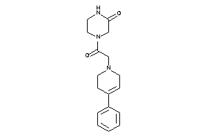 4-[2-(4-phenyl-3,6-dihydro-2H-pyridin-1-yl)acetyl]piperazin-2-one