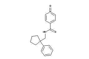 1-keto-N-[(1-phenylcyclopentyl)methyl]isonicotinamide