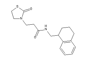 3-(2-ketothiazolidin-3-yl)-N-(tetralin-1-ylmethyl)propionamide