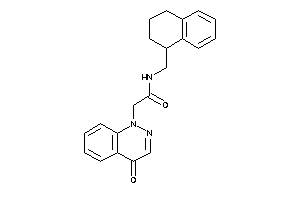2-(4-ketocinnolin-1-yl)-N-(tetralin-1-ylmethyl)acetamide
