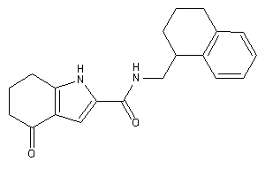 4-keto-N-(tetralin-1-ylmethyl)-1,5,6,7-tetrahydroindole-2-carboxamide