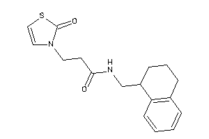 3-(2-keto-4-thiazolin-3-yl)-N-(tetralin-1-ylmethyl)propionamide