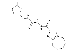 1-(pyrrolidin-3-ylmethyl)-3-(5,6,7,8-tetrahydro-4H-cyclohepta[b]thiophene-2-carbonylamino)urea