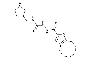 1-(4,5,6,7,8,9-hexahydrocycloocta[b]thiophene-2-carbonylamino)-3-(pyrrolidin-3-ylmethyl)urea