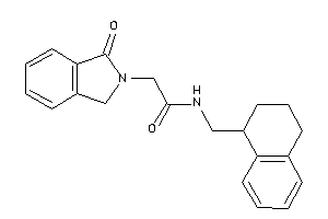 2-(1-ketoisoindolin-2-yl)-N-(tetralin-1-ylmethyl)acetamide