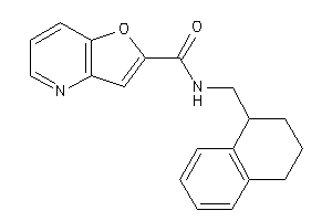 N-(tetralin-1-ylmethyl)furo[3,2-b]pyridine-2-carboxamide