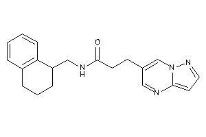 3-pyrazolo[1,5-a]pyrimidin-6-yl-N-(tetralin-1-ylmethyl)propionamide