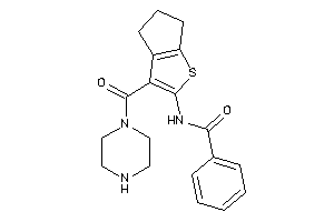 N-[3-(piperazine-1-carbonyl)-5,6-dihydro-4H-cyclopenta[b]thiophen-2-yl]benzamide