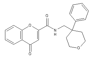 4-keto-N-[(4-phenyltetrahydropyran-4-yl)methyl]chromene-2-carboxamide