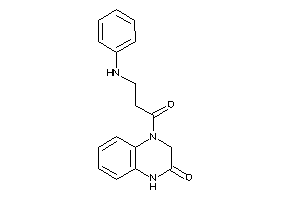 4-(3-anilinopropanoyl)-1,3-dihydroquinoxalin-2-one