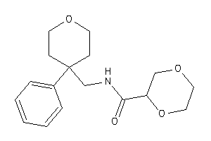 N-[(4-phenyltetrahydropyran-4-yl)methyl]-1,4-dioxane-2-carboxamide