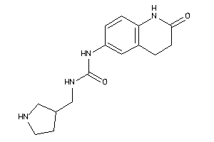 1-(2-keto-3,4-dihydro-1H-quinolin-6-yl)-3-(pyrrolidin-3-ylmethyl)urea