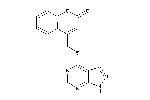 4-[(1H-pyrazolo[3,4-d]pyrimidin-4-ylthio)methyl]coumarin