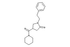 1-phenethyl-4-(piperidine-1-carbonyl)-2-pyrrolidone