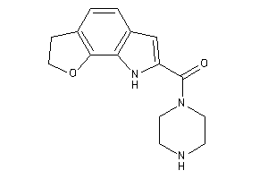 3,8-dihydro-2H-furo[3,2-g]indol-7-yl(piperazino)methanone