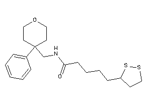 5-(dithiolan-3-yl)-N-[(4-phenyltetrahydropyran-4-yl)methyl]valeramide