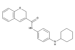 N-[4-(cyclohexylamino)phenyl]-2H-chromene-3-carboxamide