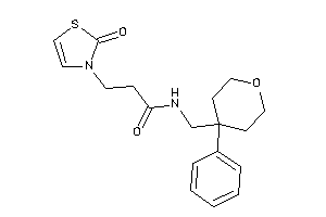 3-(2-keto-4-thiazolin-3-yl)-N-[(4-phenyltetrahydropyran-4-yl)methyl]propionamide