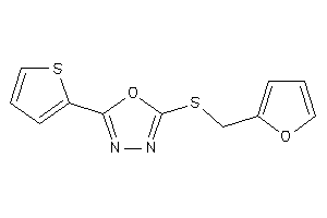 2-(2-furfurylthio)-5-(2-thienyl)-1,3,4-oxadiazole