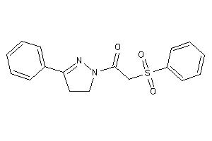 2-besyl-1-(3-phenyl-2-pyrazolin-1-yl)ethanone