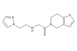 1-(6,7-dihydro-4H-thieno[3,2-c]pyridin-5-yl)-2-(2-pyrazol-1-ylethylamino)ethanone