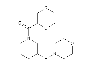 1,4-dioxan-2-yl-[3-(morpholinomethyl)piperidino]methanone