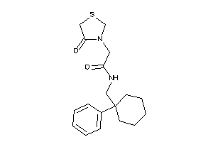 2-(4-ketothiazolidin-3-yl)-N-[(1-phenylcyclohexyl)methyl]acetamide