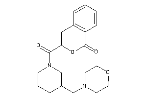 3-[3-(morpholinomethyl)piperidine-1-carbonyl]isochroman-1-one