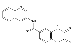 Image of 2,3-diketo-N-(3-quinolyl)-1,4-dihydroquinoxaline-6-carboxamide