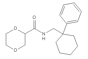 N-[(1-phenylcyclohexyl)methyl]-1,4-dioxane-2-carboxamide