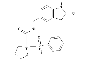 1-besyl-N-[(2-ketoindolin-5-yl)methyl]cyclopentanecarboxamide