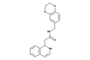 Image of N-(2,3-dihydro-1,4-benzodioxin-6-ylmethyl)-2-(1,2-dihydroisoquinolin-1-yl)acetamide