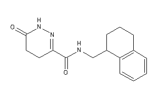 6-keto-N-(tetralin-1-ylmethyl)-4,5-dihydro-1H-pyridazine-3-carboxamide