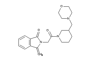 2-[2-keto-2-[3-(morpholinomethyl)piperidino]ethyl]-3-methylene-isoindolin-1-one