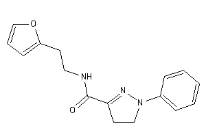 N-[2-(2-furyl)ethyl]-1-phenyl-2-pyrazoline-3-carboxamide