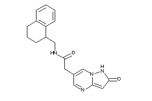 2-(2-keto-1H-pyrazolo[1,5-a]pyrimidin-6-yl)-N-(tetralin-1-ylmethyl)acetamide