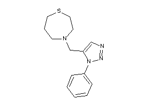 4-[(3-phenyltriazol-4-yl)methyl]-1,4-thiazepane