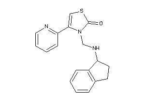 3-[(indan-1-ylamino)methyl]-4-(2-pyridyl)-4-thiazolin-2-one