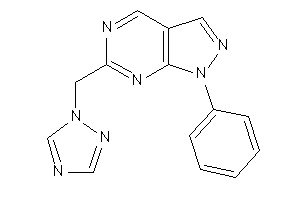 1-phenyl-6-(1,2,4-triazol-1-ylmethyl)pyrazolo[3,4-d]pyrimidine