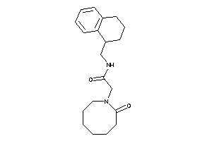 Image of 2-(2-ketoazocan-1-yl)-N-(tetralin-1-ylmethyl)acetamide