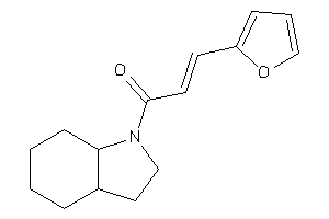 1-(2,3,3a,4,5,6,7,7a-octahydroindol-1-yl)-3-(2-furyl)prop-2-en-1-one