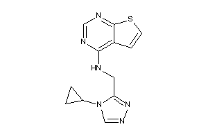 (4-cyclopropyl-1,2,4-triazol-3-yl)methyl-thieno[2,3-d]pyrimidin-4-yl-amine