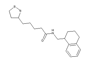Image of 5-(dithiolan-3-yl)-N-(tetralin-1-ylmethyl)valeramide
