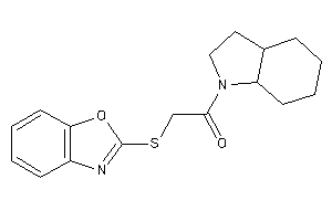 1-(2,3,3a,4,5,6,7,7a-octahydroindol-1-yl)-2-(1,3-benzoxazol-2-ylthio)ethanone