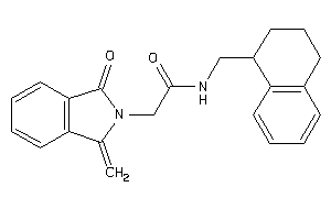 2-(1-keto-3-methylene-isoindolin-2-yl)-N-(tetralin-1-ylmethyl)acetamide