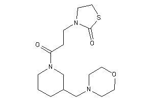 3-[3-keto-3-[3-(morpholinomethyl)piperidino]propyl]thiazolidin-2-one