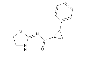 Image of 2-phenyl-N-thiazolidin-2-ylidene-cyclopropanecarboxamide