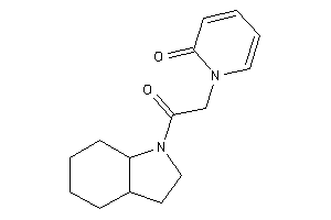 1-[2-(2,3,3a,4,5,6,7,7a-octahydroindol-1-yl)-2-keto-ethyl]-2-pyridone